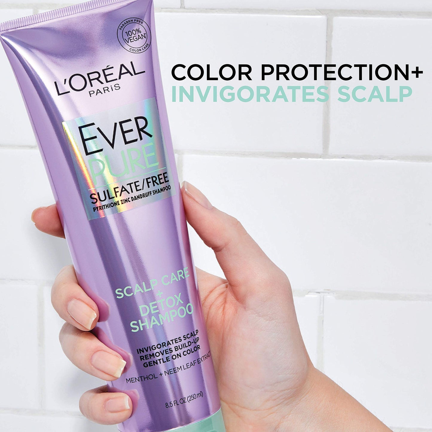 L'Oreal Paris EverPure Scalp Care + Detox Sulfate-Free Conditioner for Color-Treated Hair