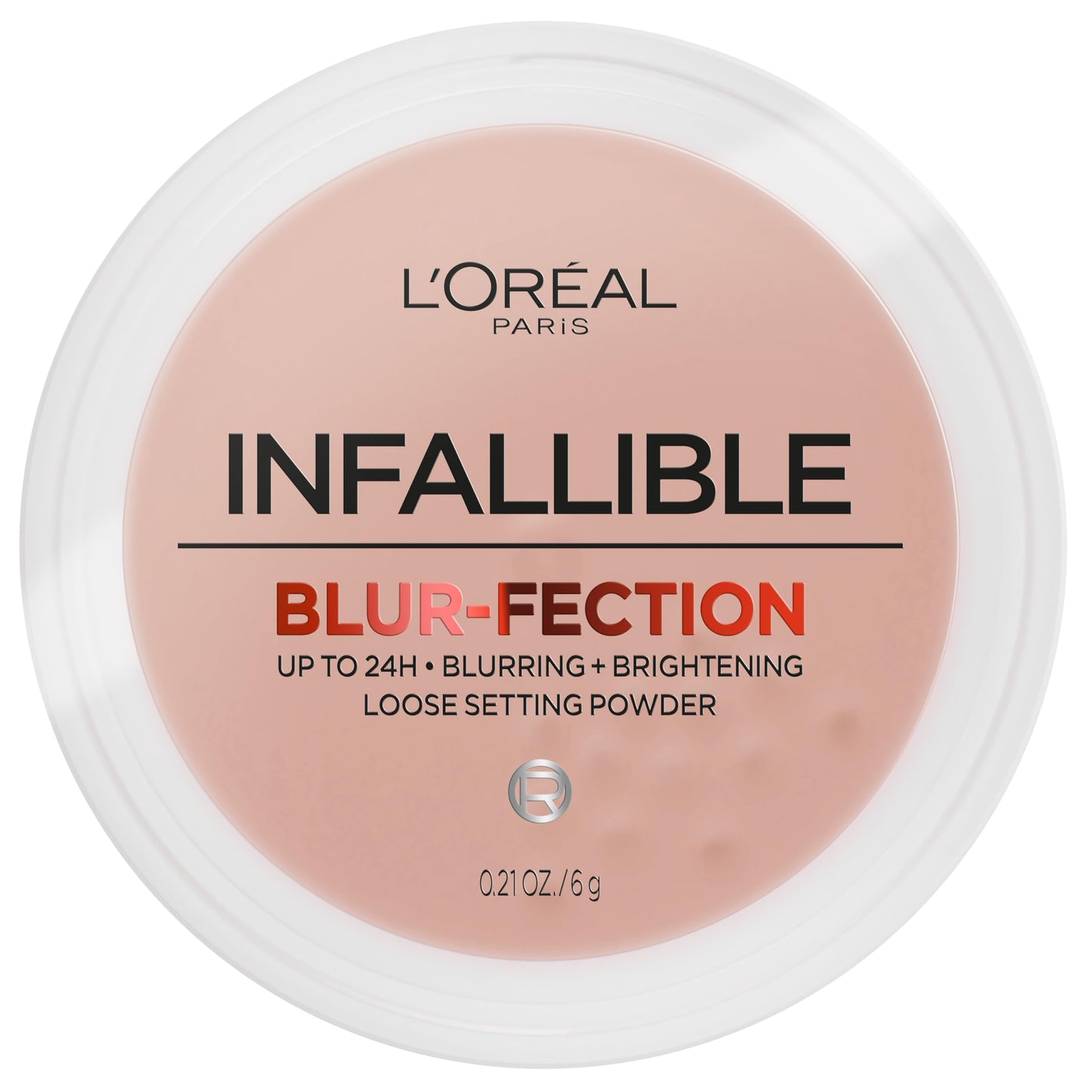L'Oreal Paris Infallible Blur-fection Loose Setting Powder — 24H Wear, Translucent Medium Deep | 1 Kit