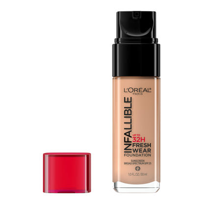 L’Oréal Paris Infallible Fresh Wear Foundation — 24HR Lightweight SPF 25, Shade 465 Sand