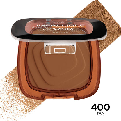L'Oreal Paris Infallible Soft Matte Bronzer | Up to 24H Wear, Waterproof & Transfer-Proof, 0.31 oz