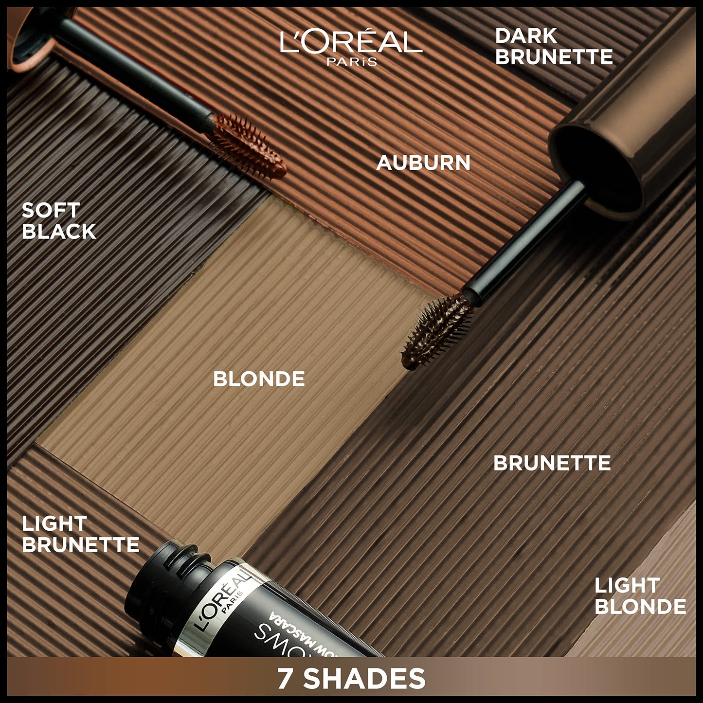 L'Oreal Paris Infallible Volumizing Brow Mascara, 6R Auburn – 24H Wear, 0.13 oz