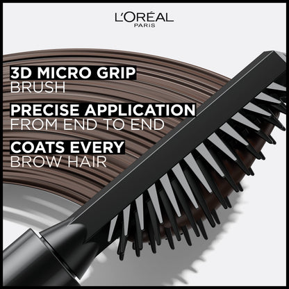 L'Oreal Paris Infallible Volumizing Brow Mascara, 6R Auburn – 24H Wear, 0.13 oz