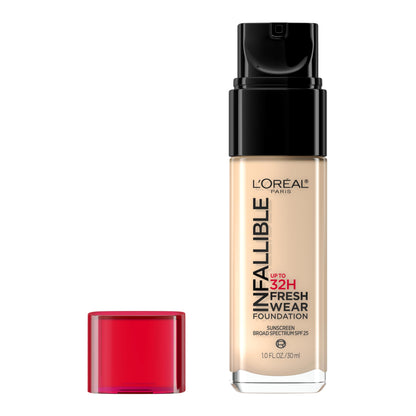 L'Oreal Paris Infallible Fresh Wear Lightweight Foundation – 411 Beige Ivory | Up to 32 Hour Wear