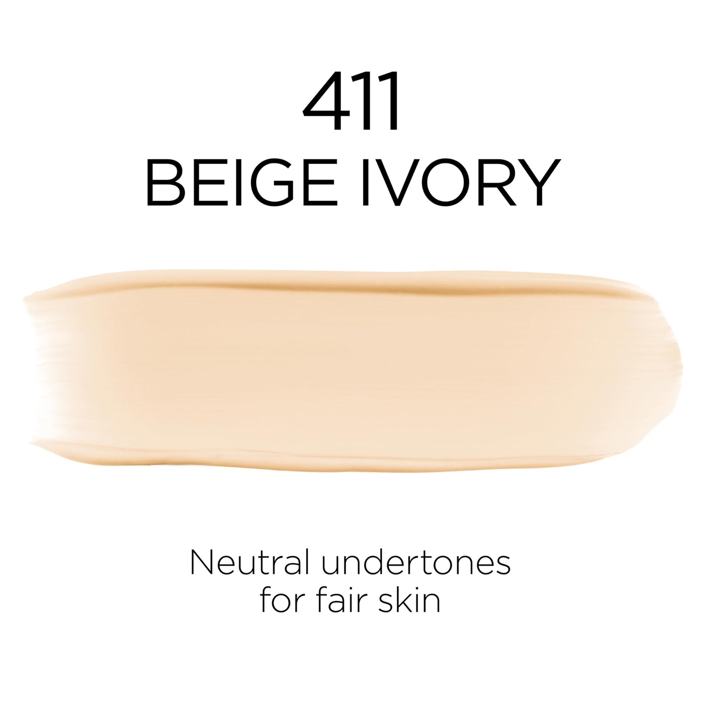 L'Oreal Paris Infallible Fresh Wear Lightweight Foundation – 411 Beige Ivory | Up to 32 Hour Wear