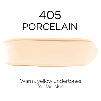 L’Oréal Paris Infallible Fresh Wear Foundation – Porcelain 405, Lightweight, Longwear, SPF 25, 1 fl oz