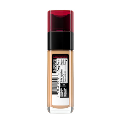 L'Oreal Paris Infallible Fresh Wear Foundation 455 Natural Buff — Longwear, Breathable, SPF 25, 1 oz