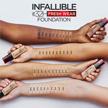 L'Oreal Paris Infallible Fresh Wear Foundation 32H – 475 Sun Beige