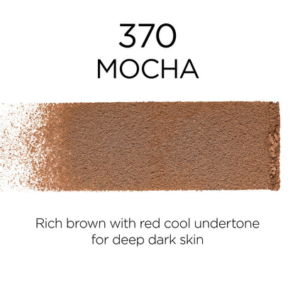 L'Oreal Paris Infallible Fresh Wear Foundation in a Powder – Mocha, 0.31 oz | Up to 24H Matte, Waterproof