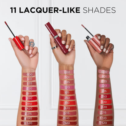 L'Oreal Paris Infallible Lacque Resistance Liquid Lipstick in Paris Sunset – 16HR Lacquer Shine, Transfer-Proof