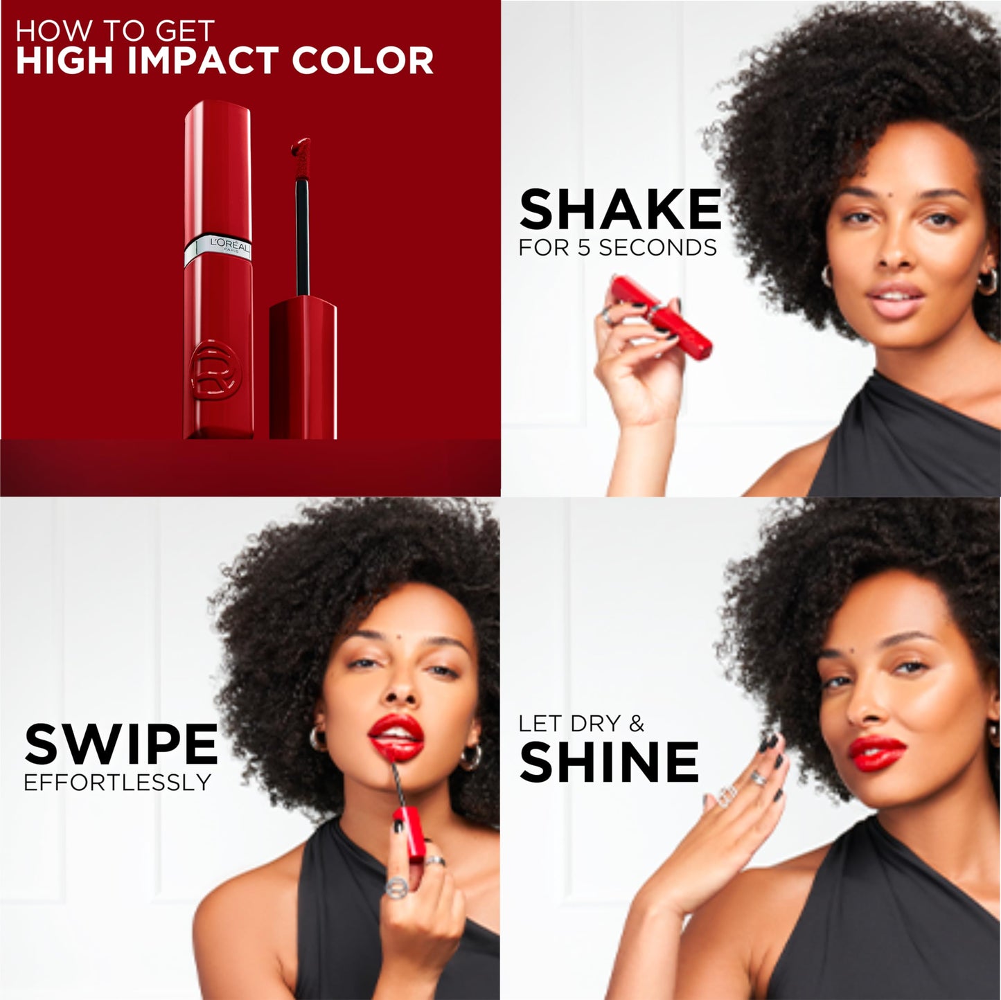 L'Oreal Paris Infallible Lacque Resistance Liquid Lipstick in Paris Sunset – 16HR Lacquer Shine, Transfer-Proof