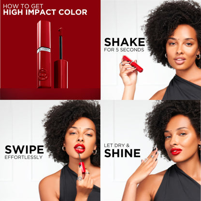 L'Oreal Paris Infallible Lacque Resistance Liquid Lipstick - 16HR Wear, Shade 635 Worth It Medium