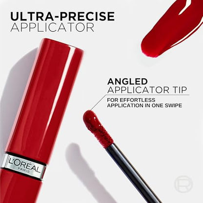 L'Oreal Paris Infallible Lacque Resistance Liquid Lipstick 601 Worth It – 16HR Transfer-Proof Lacquer Shine