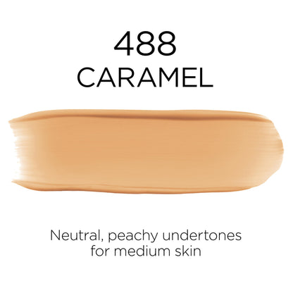 L'Oreal Paris Infallible Up to 32 Hour Fresh Wear Foundation – 488 Caramel | Lightweight, Buildable Coverage