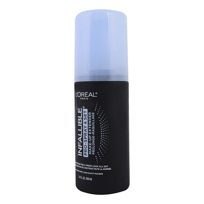 L'Oreal Paris Infallible Pro-Spray & Set Setting Spray – All-Day Makeup Extender (3.4 oz)