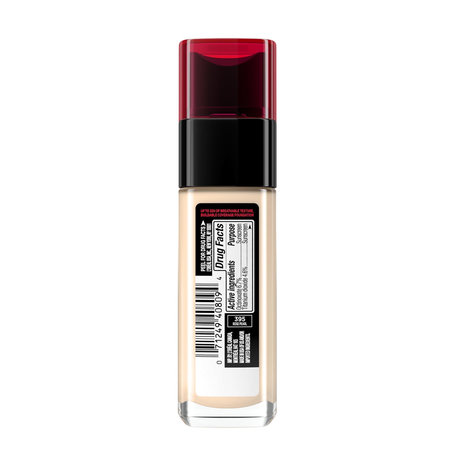 L'Oreal Paris Infallible Fresh Wear Foundation Rose Pearl – Lightweight, Longwear, SPF 25