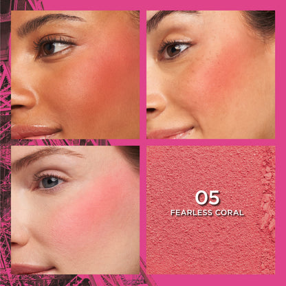 L’Oréal Paris Infallible Soft Matte Blush – Fearless Coral 05, 0.31 oz | 24H Wear