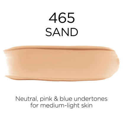 L’Oréal Paris Infallible Fresh Wear Foundation — 24HR Lightweight SPF 25, Shade 465 Sand