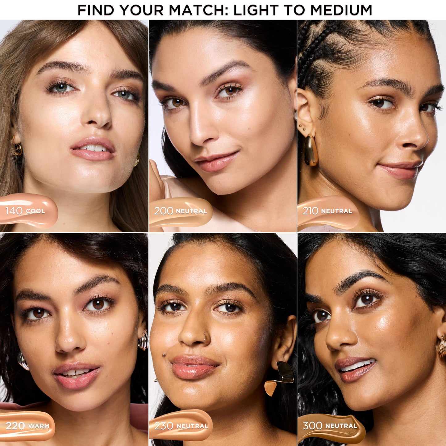 L'Oreal Paris Lumi Le Glow Skin Tint – Lightweight Water-Based Tint with Foundation-Like Coverage (Warm 220, 0.85 fl oz)