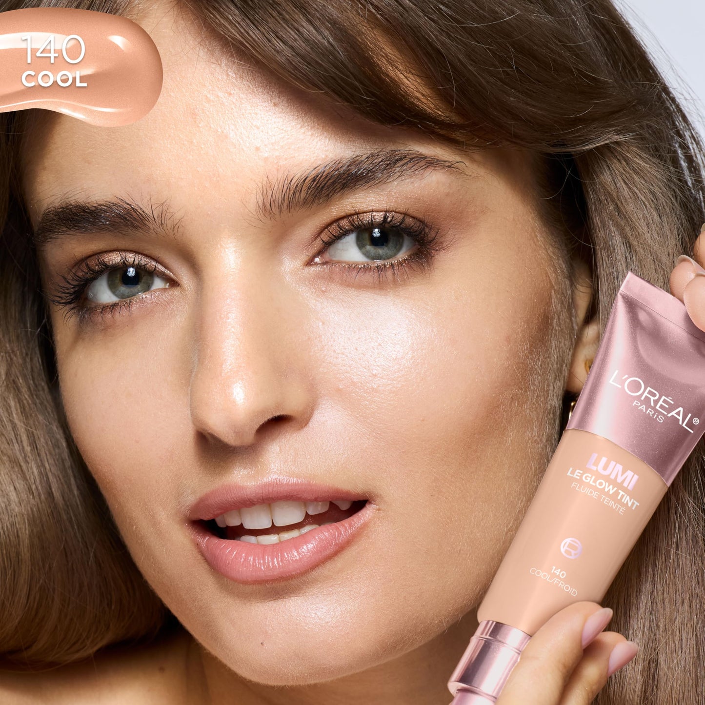 L'Oreal Paris Lumi Le Glow Tint – Lightweight Water-Based Tint with Buildable Coverage and Glow