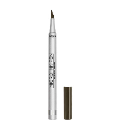 L'Oreal Paris Micro Ink Pen by Brow Stylist - Longwear Brow Tint, Hair-Like Effect, 48HR, Dark Brunette