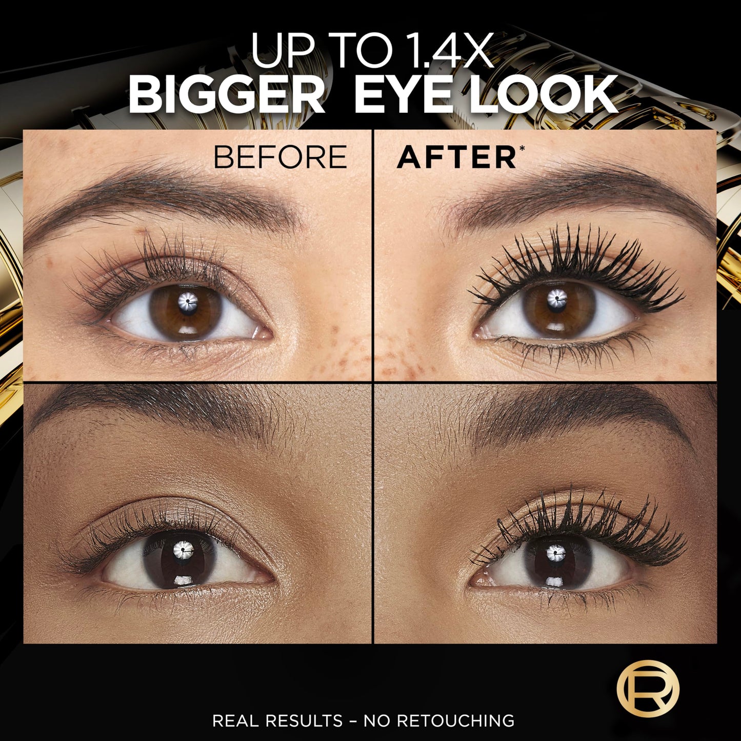 L'Oréal Paris Panorama Mascara – Volumizing & Lengthening, 24h Smudge-Resistant