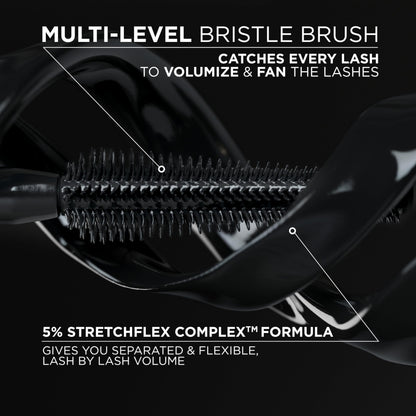 L'Oréal Paris Panorama Mascara – Volumizing & Lengthening, 24h Smudge-Resistant