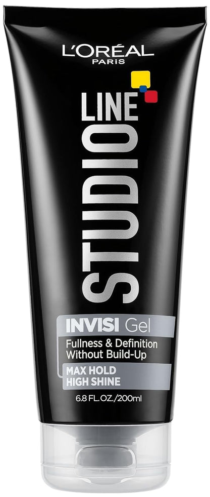 L'Oreal Paris Studio Line INVISI Gel – Strong Hold, 6.80 oz (Packs of 3)