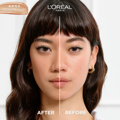 L'Oreal Paris True Match Nude Hyaluronic Serum Foundation Rich Medium 4.5-5.5 – 1 fl oz