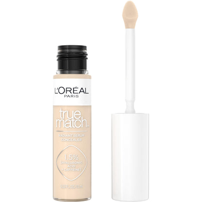 L'Oreal Paris True Match Radiant Serum Concealer – Hydrating Under-Eye Brightener with 1.5% Hyaluronic Acid + Caffeine, C2