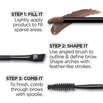 L'Oreal Paris Unbelieva-Brow Longwear Waterproof Tinted Brow Gel – Brunette, 0.15 oz