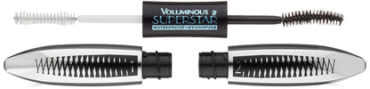 Voluminous Superstar Mascara, Waterproof by L’Oréal Paris – Blackest Black, 0.41 Fl Oz, 1 Count