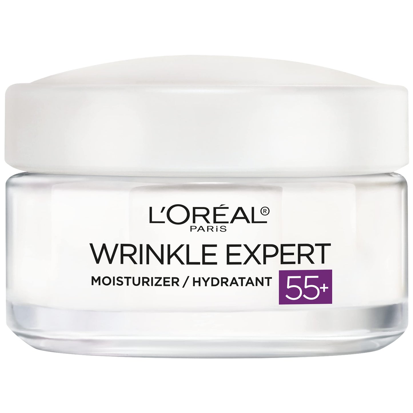 L’Oréal Paris Wrinkle Expert 55+ Anti-Aging Moisturizer with Calcium — Non-Greasy, Suitable for Sensitive Skin