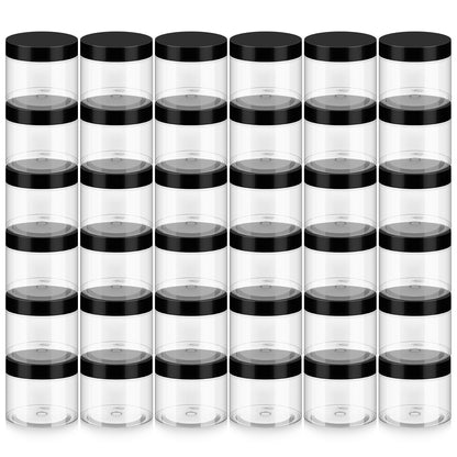 Loretoy 36-Pack 4oz Jars with Lids – BPA-Free, Reusable, Leak-Proof
