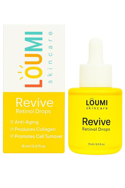 LOUMI Skincare Rested & Revived Bundle — Nighttime Retinol Serum + Hydrating Eye Cream