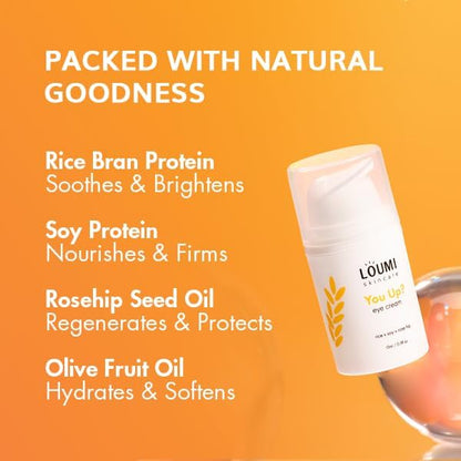 LOUMI Skincare Rested & Revived Bundle — Nighttime Retinol Serum + Hydrating Eye Cream