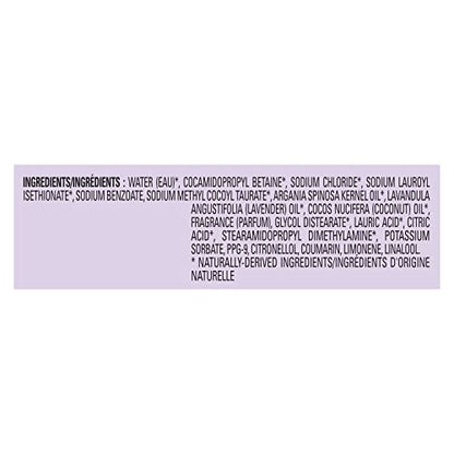 Love Beauty And Planet Smooth and Serene Argan Oil Shampoo – Frizz Control, Lavender, Sulfate Free, 13.5 oz