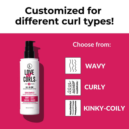 Love Ur Curls: Curl-Defining Shampoo, Conditioner, Styler & Sea Moss Gel