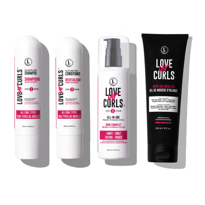 Love Ur Curls: Curl-Defining Shampoo, Conditioner, Styler & Sea Moss Gel