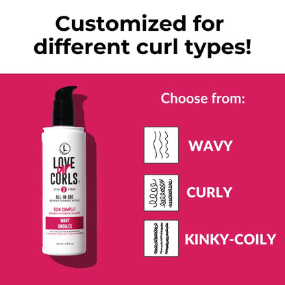 Love Ur Curls - Ultra-Defining Curl Kit: Shampoo, Conditioner, All-in-One Styler + Irish Sea Moss Gel