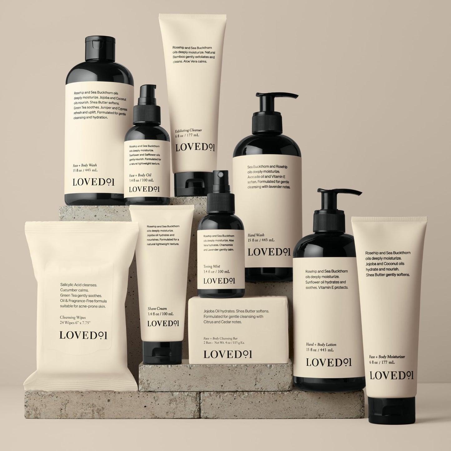 Loved01 Hand Soap & Lotion Set – Oprah's Favorite Things (15 oz Hand Wash + 15 oz Body Lotion)