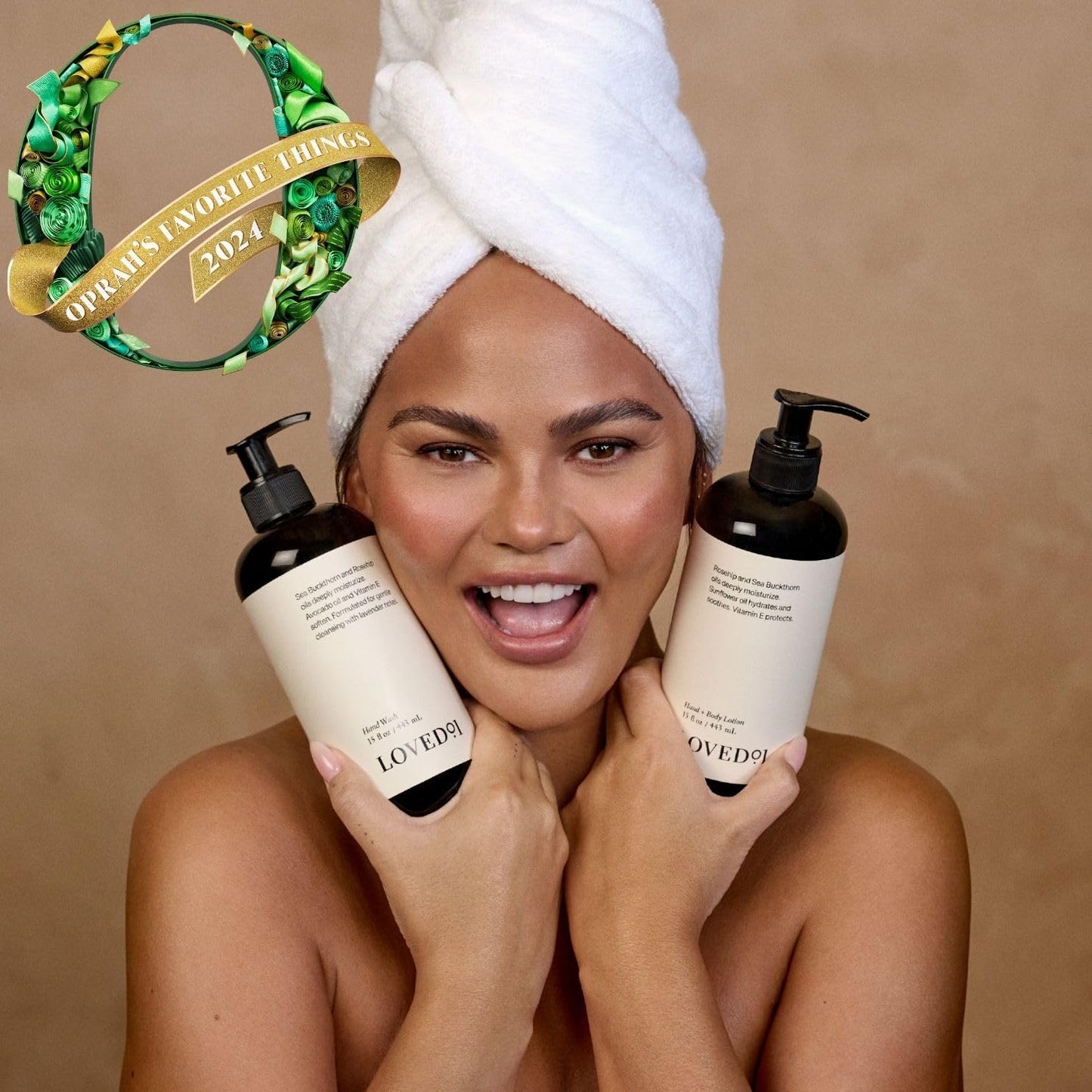 Loved01 Hand Soap & Lotion Set – Oprah's Favorite Things (15 oz Hand Wash + 15 oz Body Lotion)