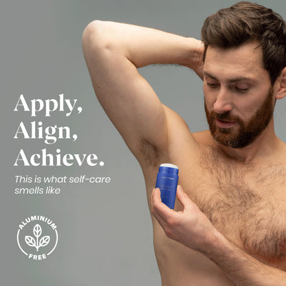 LOVERY Aluminum-Free Deodorant 4-Pack for Men – Long-Lasting Odor Protection – Amber, Sea Salt, Eucalyptus & Sandalwood