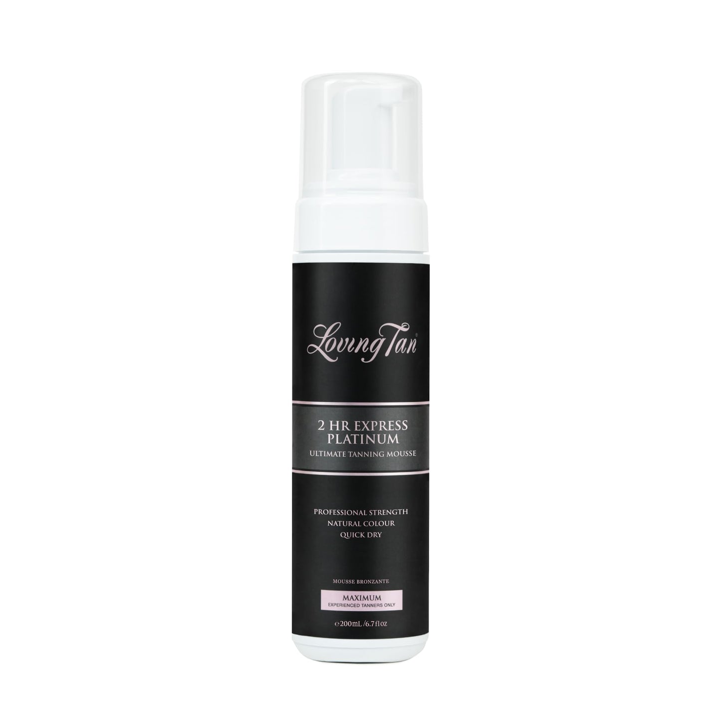 Loving Tan Platinum 2 HR Express Self Tanning Mousse – Darkest Shade Yet, Streak-Free