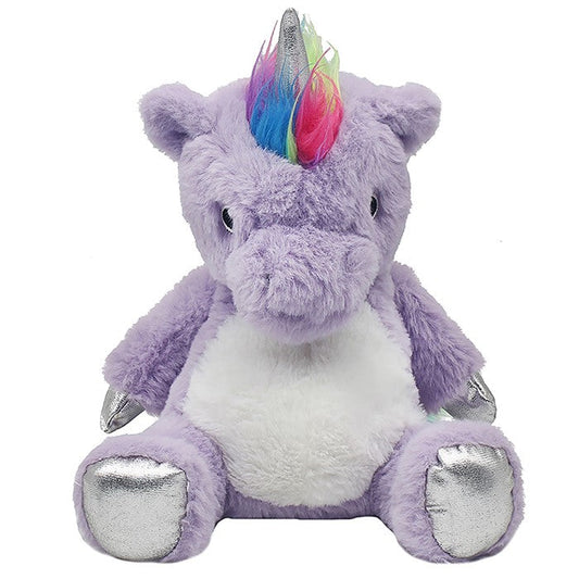 Lesser & Pavey Warm Microwavable Teddy | Lovely Microwave Heat Teddy Snuggle Toys for Kids | Microwave Teddy Warmer Perfect for Cold Months - Unicorn