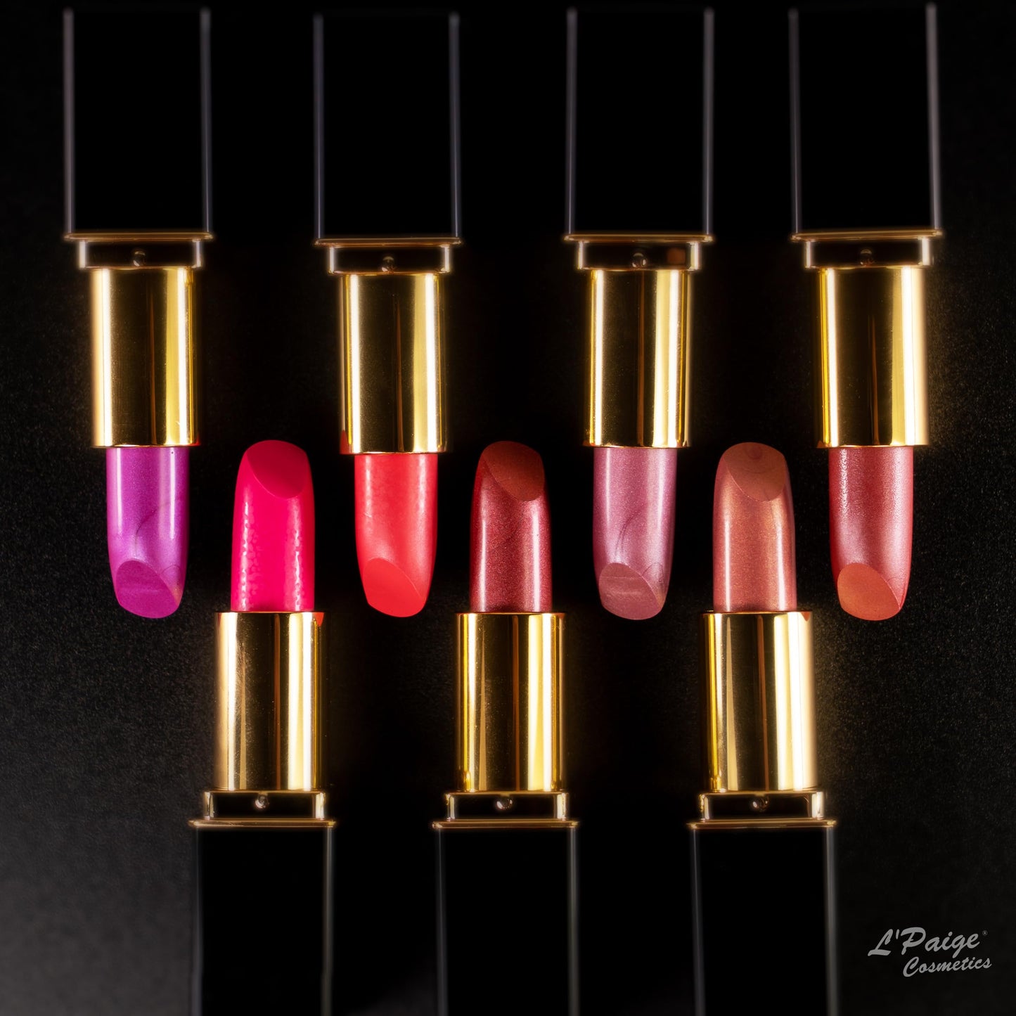 L'Paige L45 ICY MAUVE Designer Lipstick – Aloe Vera-Based Hydration, Long-Lasting Color, Frosted Satin Pearl Finish