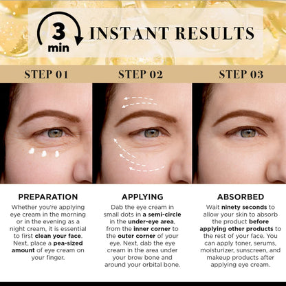 LPH LAB Instant Firm Eye Tightening Cream – Quick Puffiness Reduction for Mature Eyes (30mL)