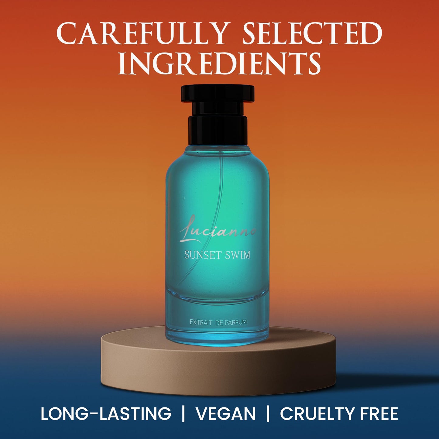 Lucianno Sunset Swim Extrait De Parfum 100mL – Long-Lasting Citrus Scent for Men & Women