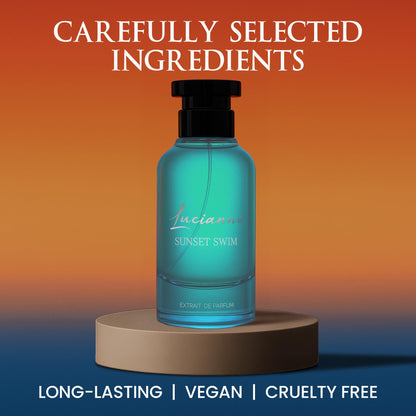 Lucianno Sunset Swim Extrait De Parfum 100mL – Long-Lasting Citrus Scent for Men & Women