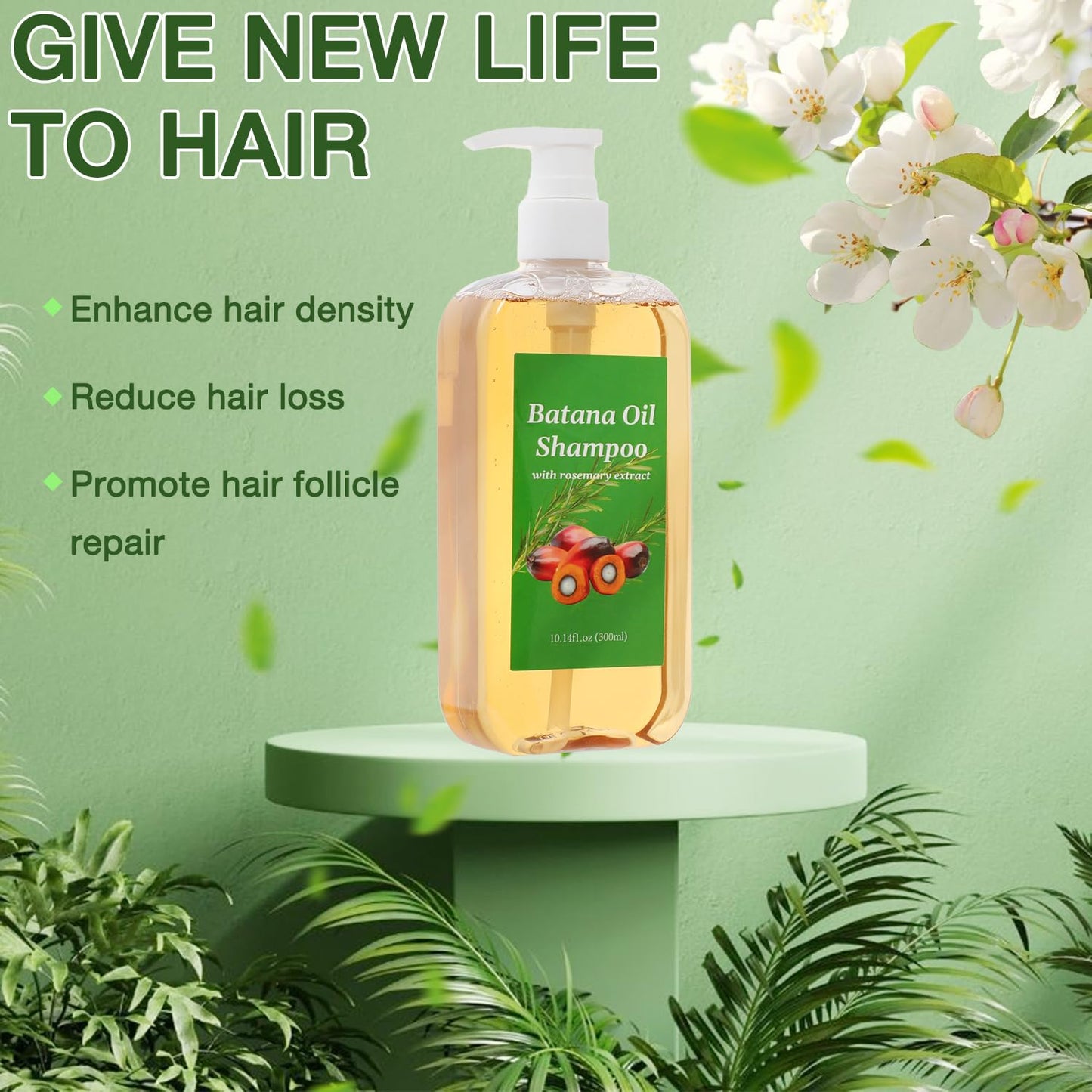 Lucift Batana Shampoo with Rosemary Oil – Nourishing & Regenerating Hair for All Types (1pc)