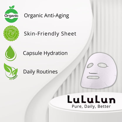 Lululun 14 Sheet Anti Aging Face Mask – Hydration, Collagen & Rice Extract | Japan Skincare